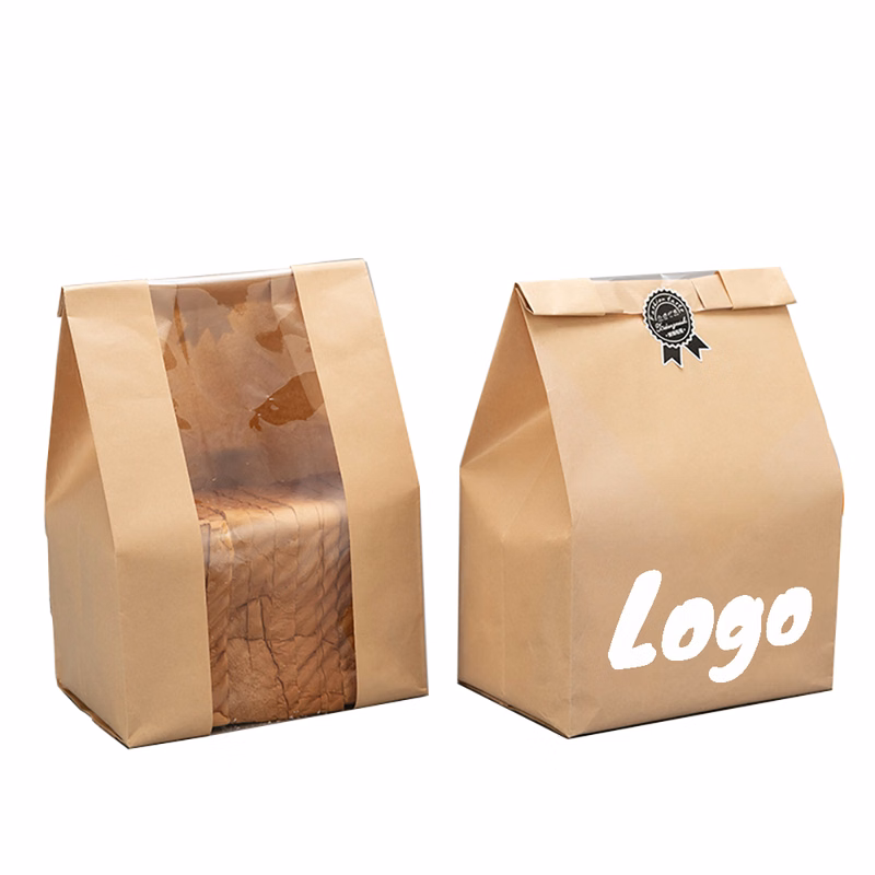 Kraft Paper Bag With Display Window