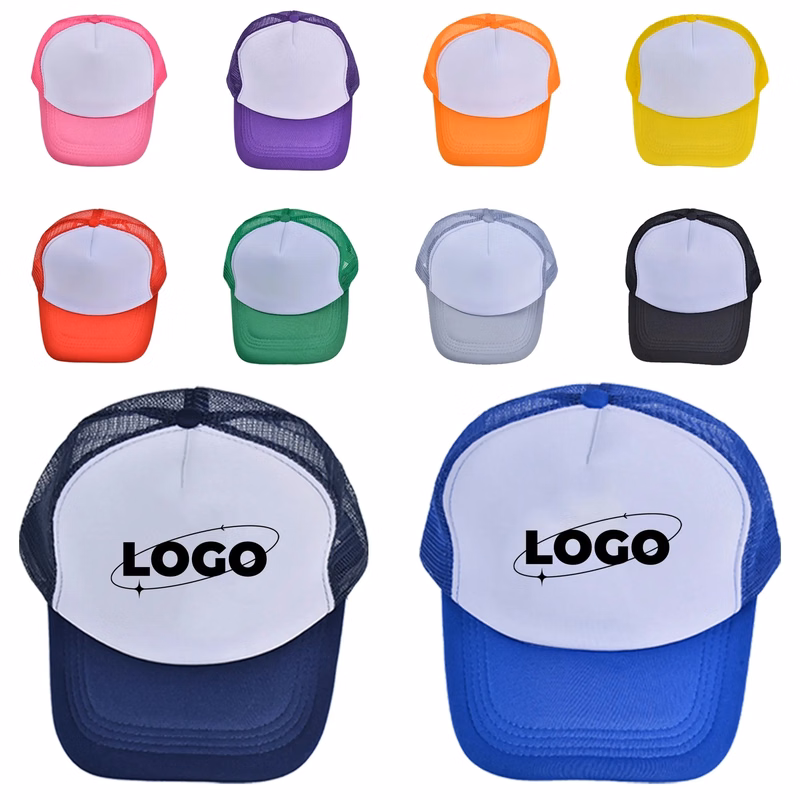 Adjustable Blank Mesh Back Ball Cap