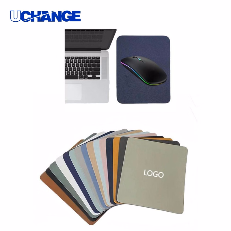 PU Waterproof Square Mouse Pad Mat for Office