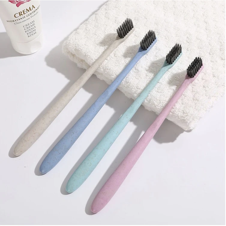 Bamboo Charcoal Toothbrush witha case FREE SHIPPING 1