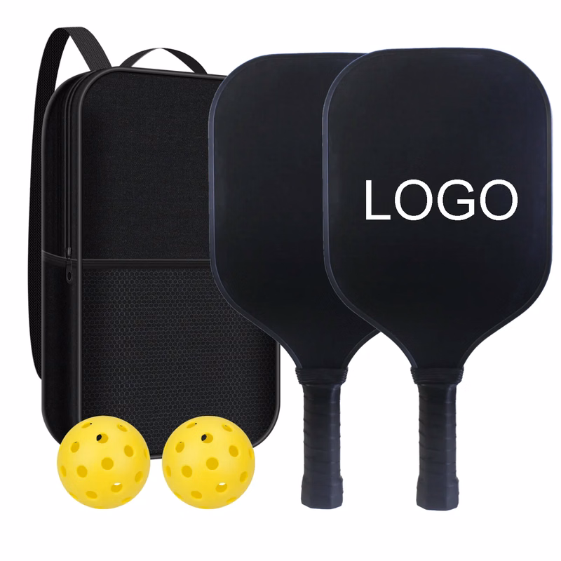 Carbon Fiber Pickleball Paddles Set Lightweight with Bag