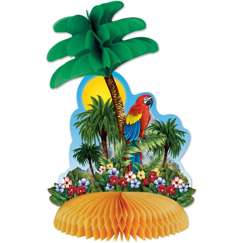 Tropical Island Centerpieces - 12" 1