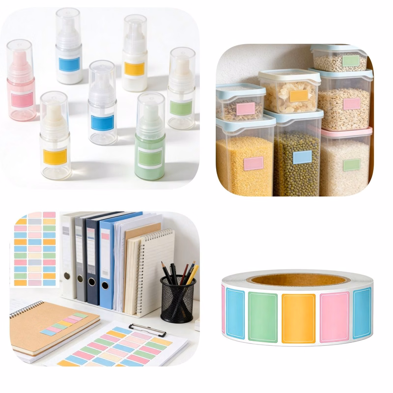 Custom Pattern Adhesive Name Labels