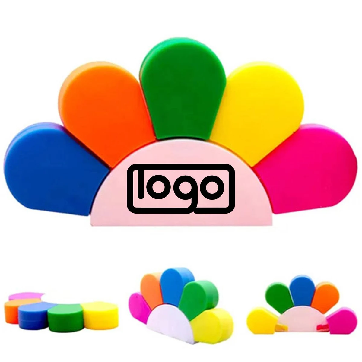 5-Color Aesthetic Highlighter 1