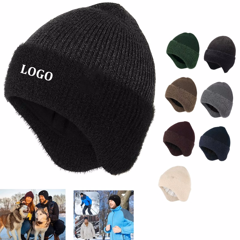 Winter Wool Thread Beanie