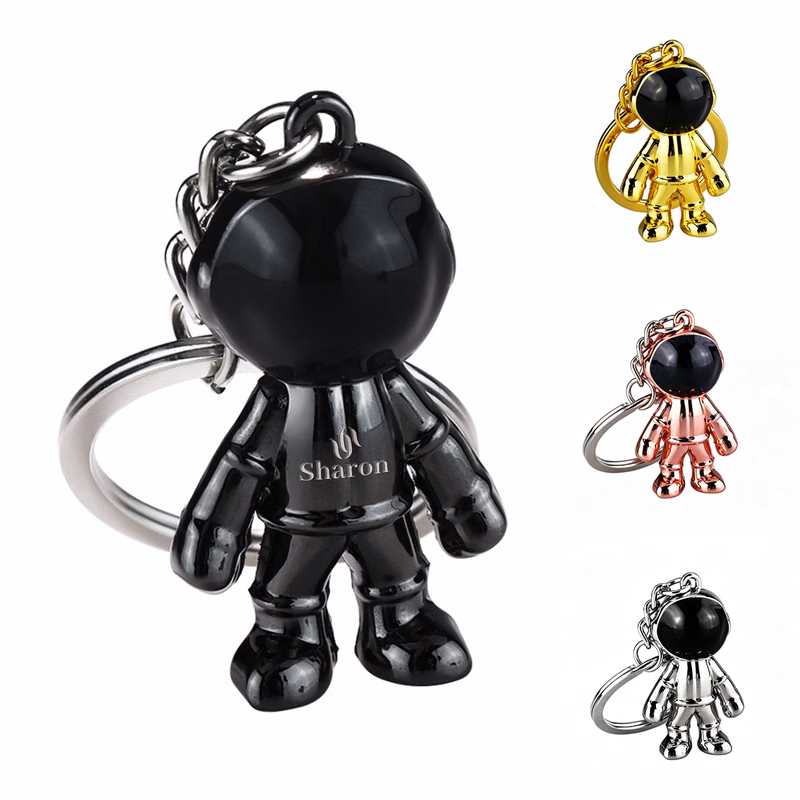 3D Creative Zinc Alloy Keychain Backpack Charm