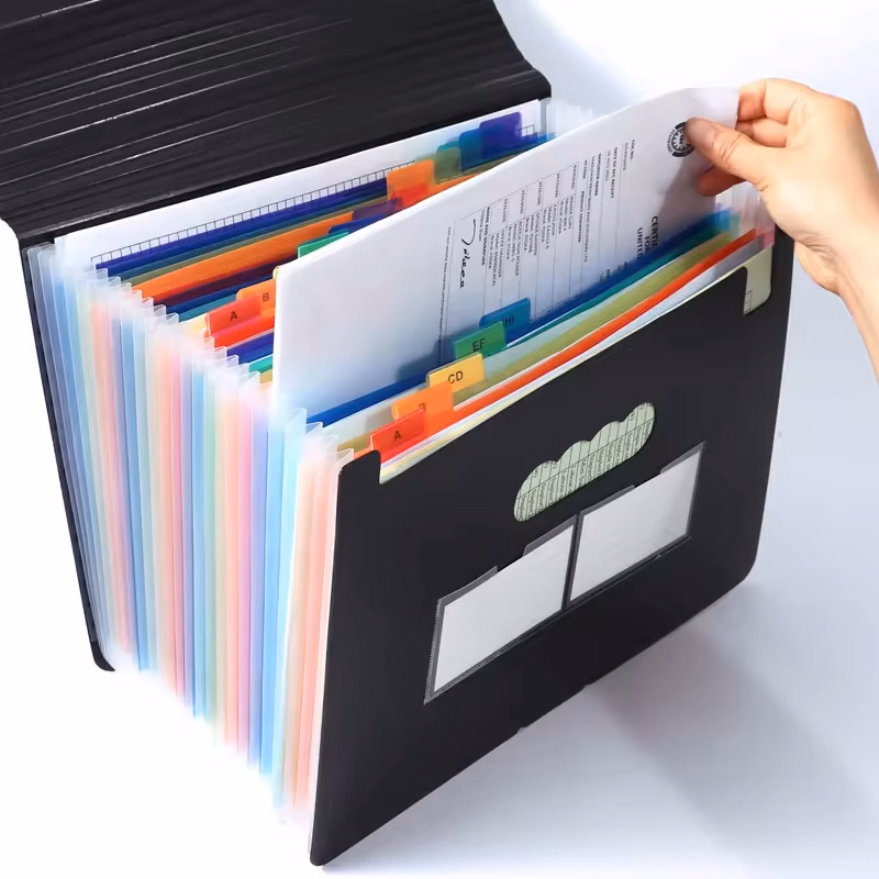 36 Pockets accordion file folders
