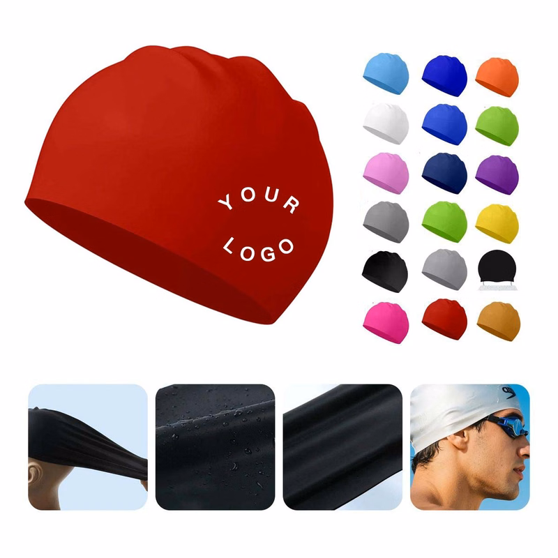 Non Slip Silicone Swim Cap for Swimming