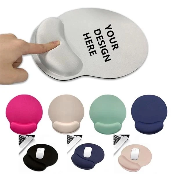 Non Slip Rubber Base Mousepad Ergonomic Mouse Wrist Rest Pad 1