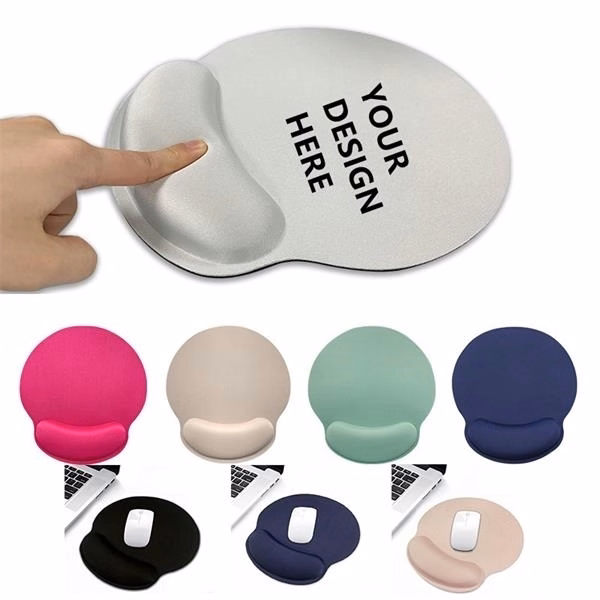 Non Slip Rubber Base Mousepad Ergonomic Mouse Wrist Rest Pad