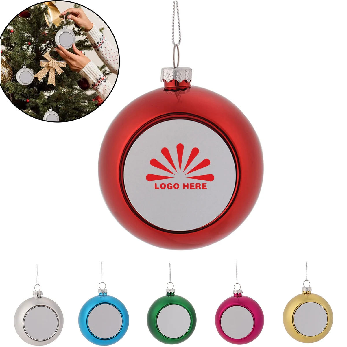 Customized Christmas Balls with Your Photo 1