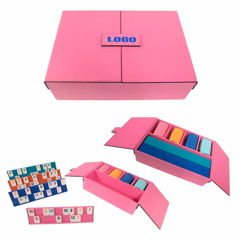 Genuine Leatherette Rummikub Set