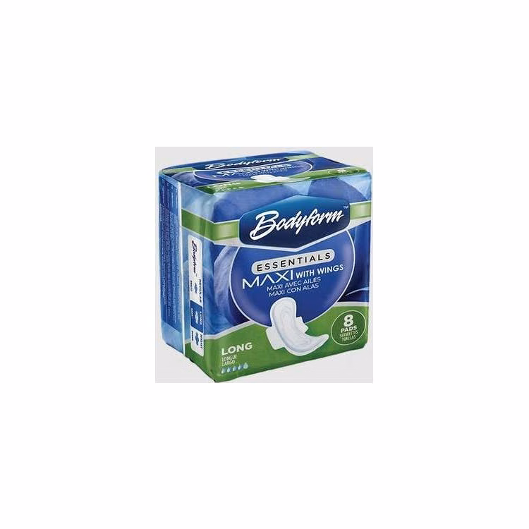 Maxi Pads with Wings - Long 8 Count