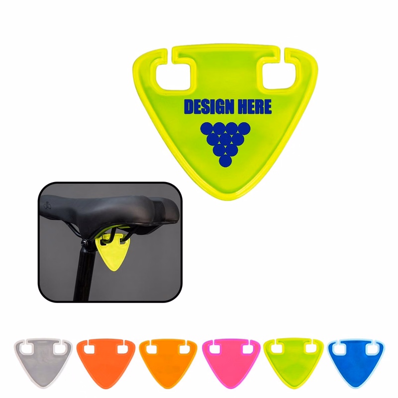 Bike Reflector Triangle Pendant