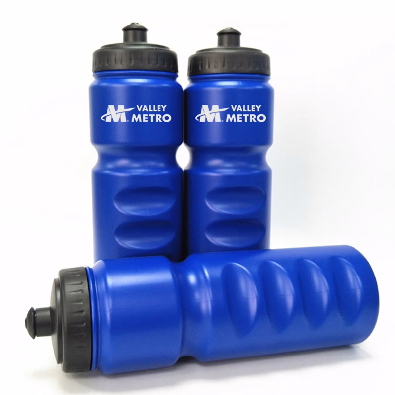 25 Oz. Plastic Bike Bottle w/ Push Pull Lid