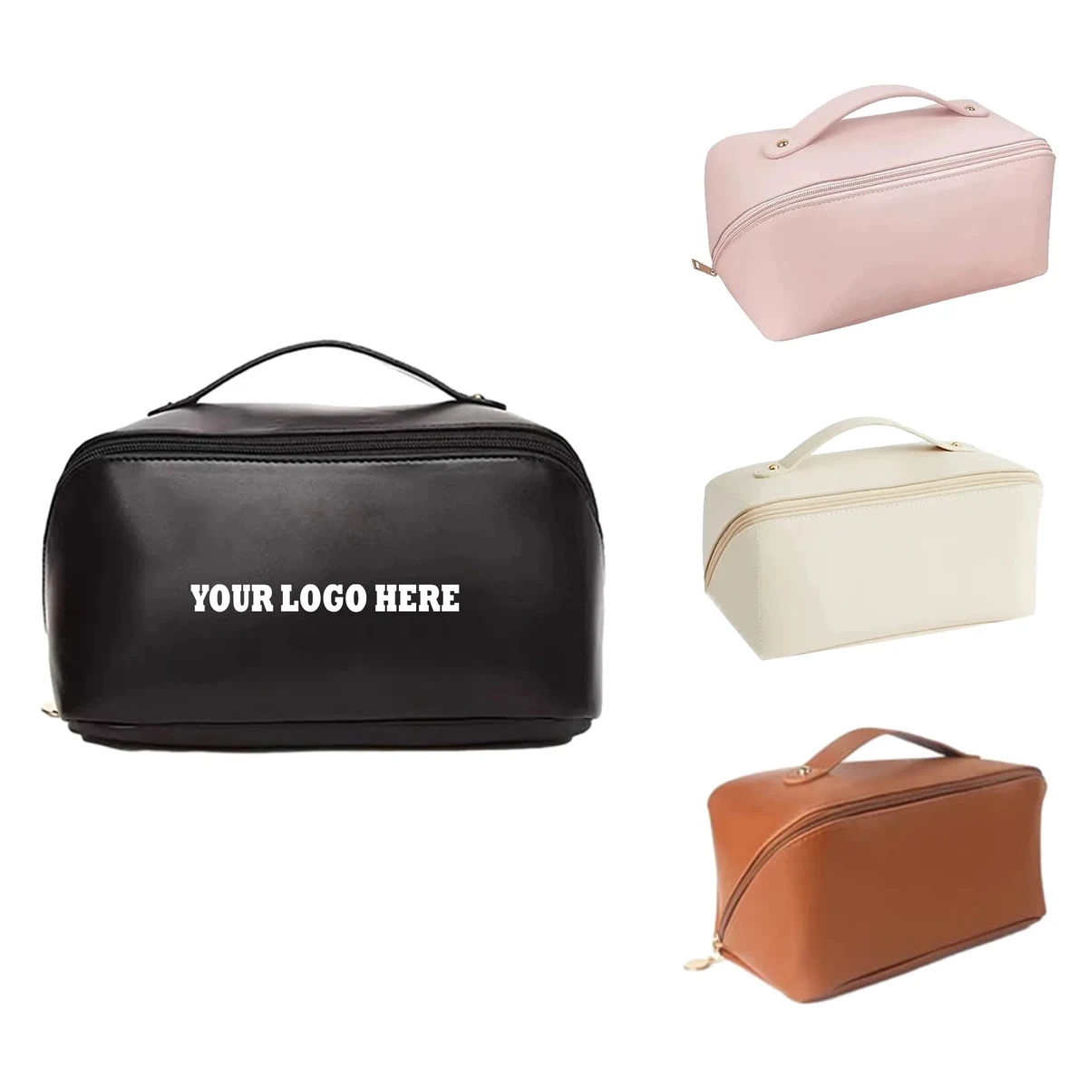 PU Stain Resistant Makeup Storage Pillow Bag MOQ 100PCS 1