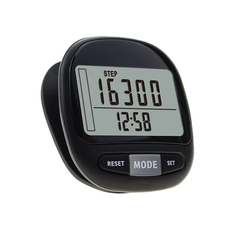 3D Pedometer with Clip & Lanyard 1
