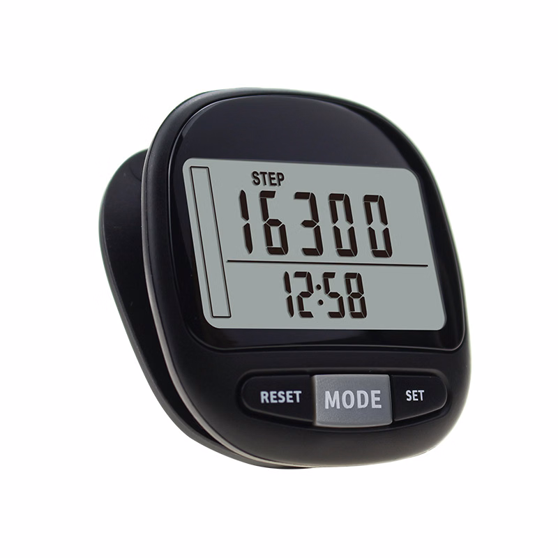 3D Pedometer with Clip & Lanyard