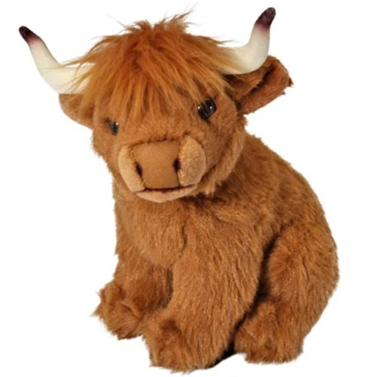 10" Highland Cow Soft Toy gift for kids 1