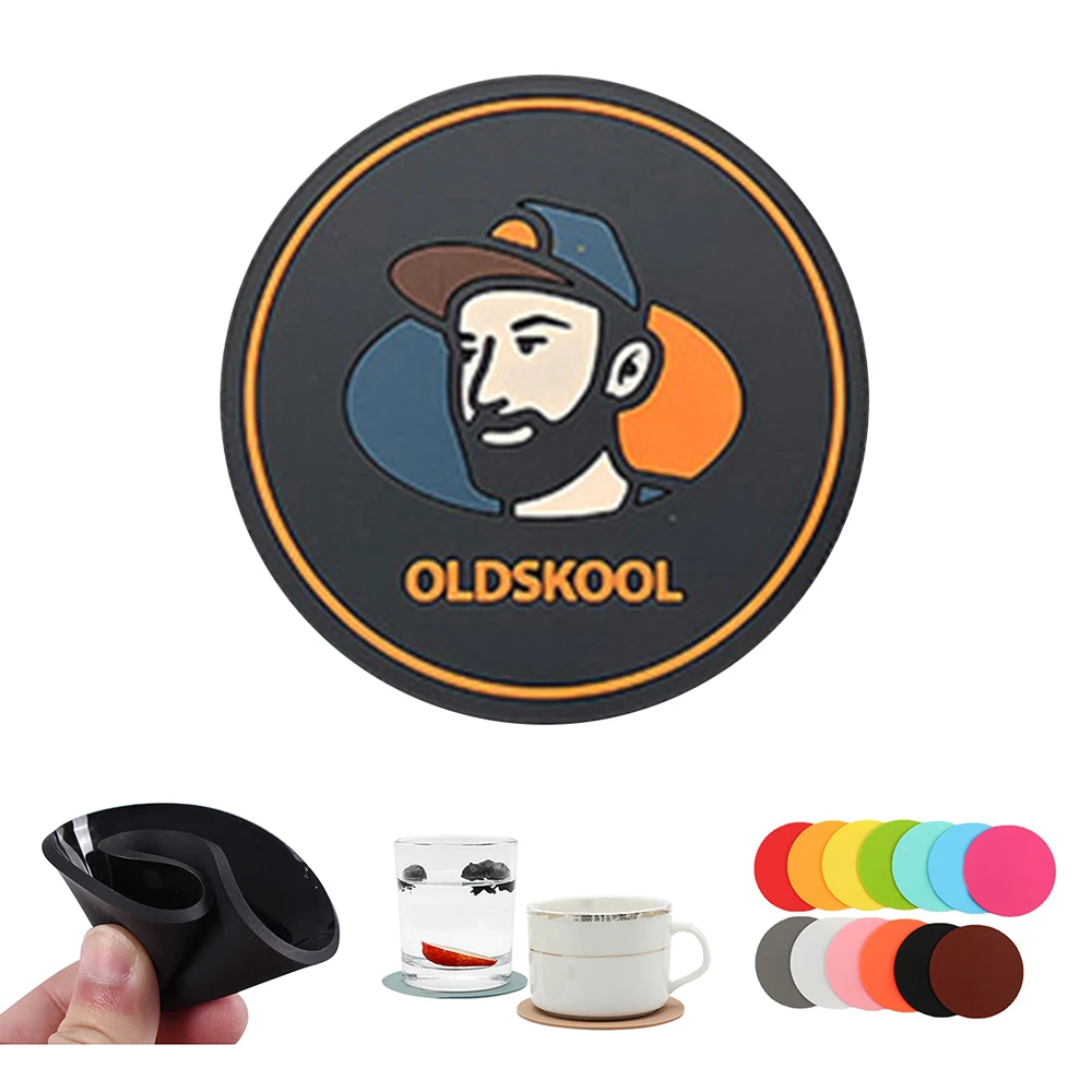 Full Color Silicone Round Coaster 1