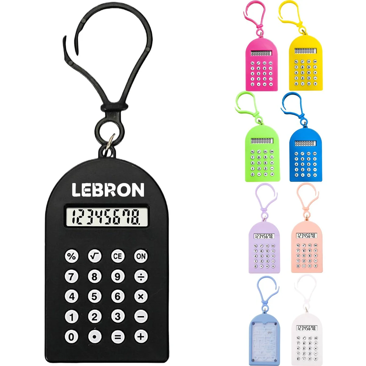 Mini Calculator Keychain w/ Maze Puzzle 1