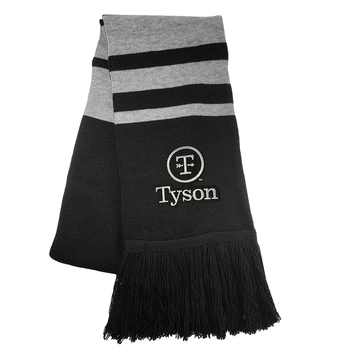 Knit Striped Scarf 1