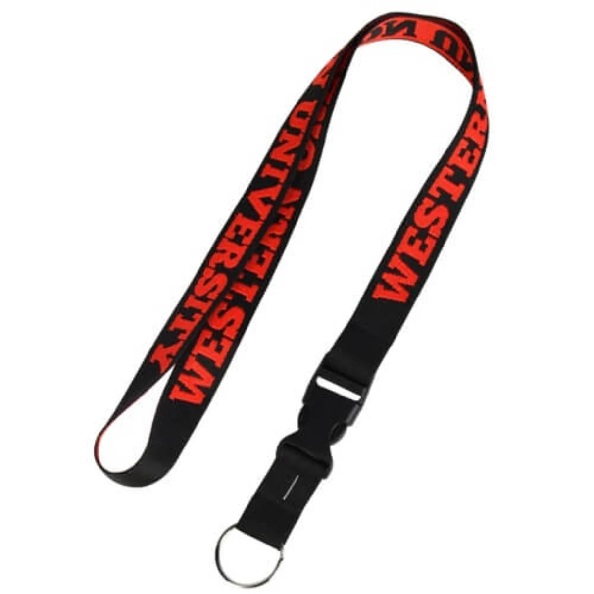 1/2" Woven Lanyards with Detachable Buckle Release 1