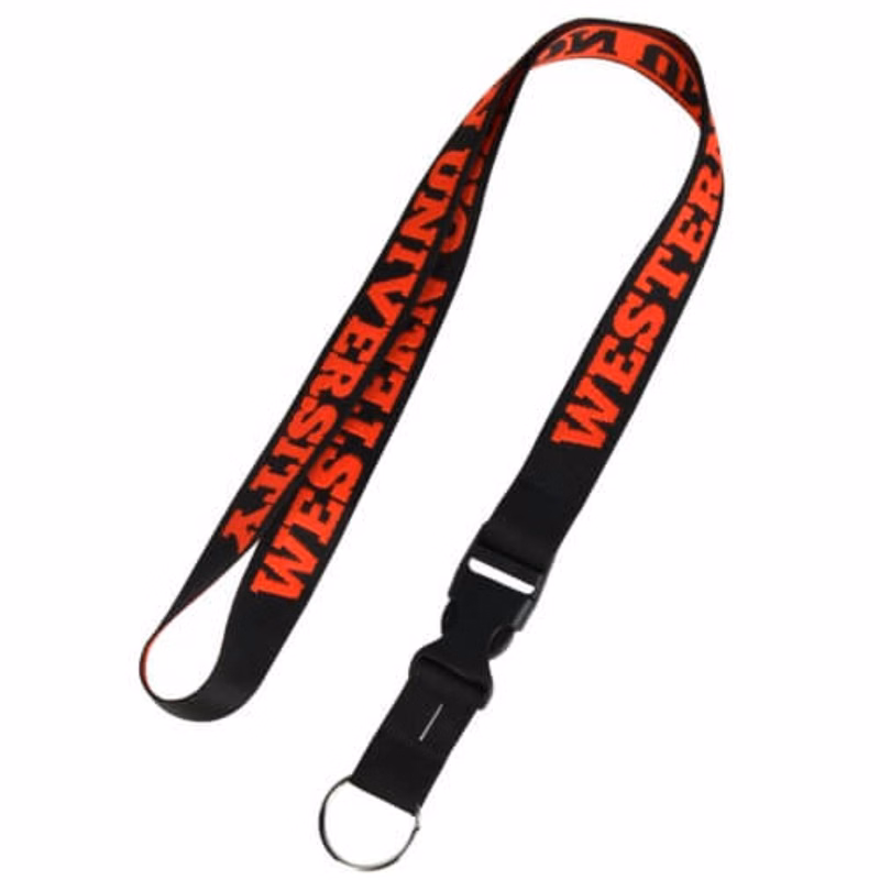 1/2" Woven Lanyards with Detachable Buckle Release