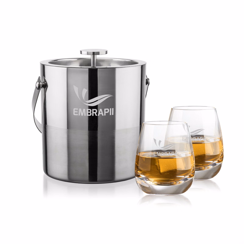 Catania Ice Bucket & Dimasio On-the-Rocks Set