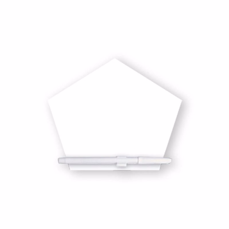 8"X8" Church Shape Memo Board w/Magnets or Tape on Back