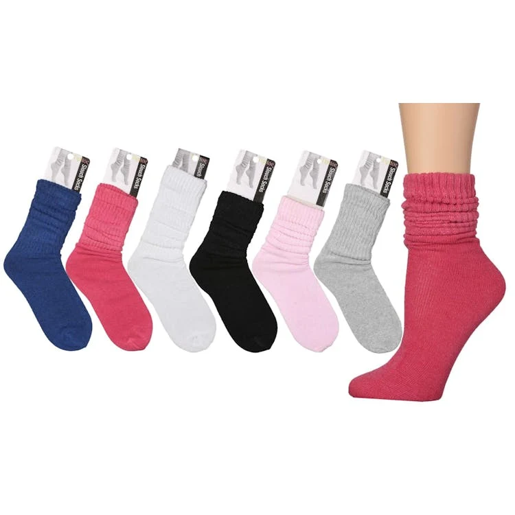 Women's Tipi Toe Crew Slouch Socks Assorted 9-11 1 Pack 1