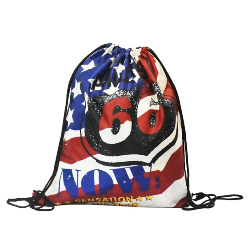 Full Color Drawstring Backpack Sports Bags 1