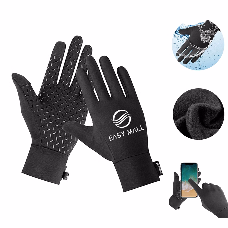 Warm Touch Screen Non-Slip Silicone Gloves