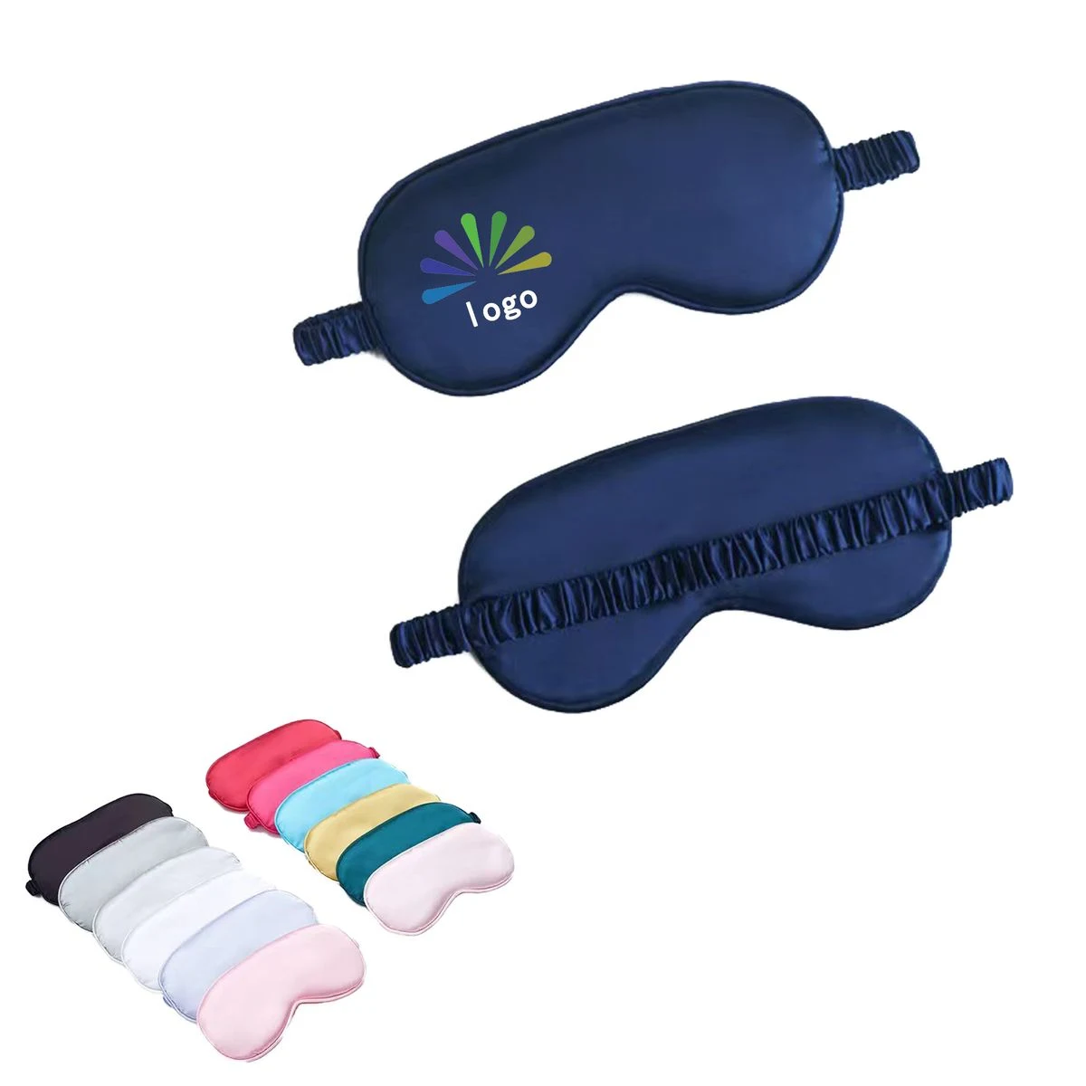 Tie Strap Satin Sleeping Eye Cover 1