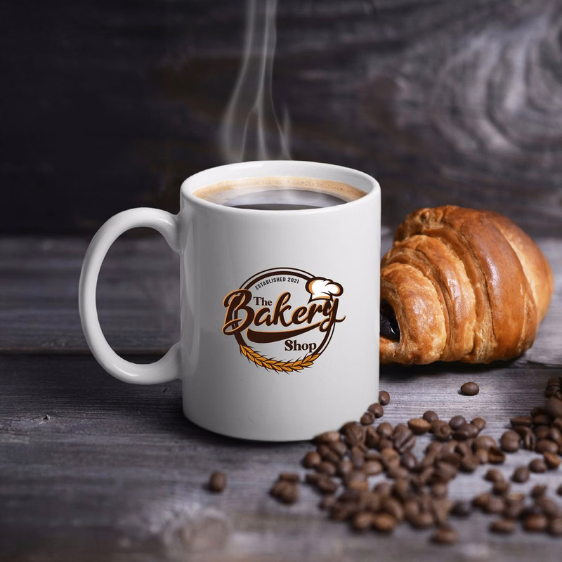 Fuzion 'C' Handle Mug - White