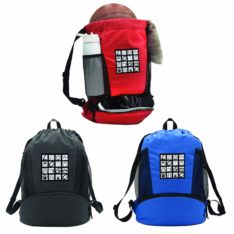 Sports Drawstring w/Shoe Pocket