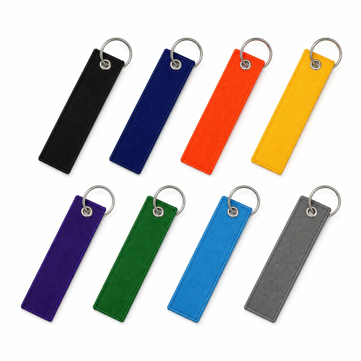Custom Double-Sided Solid Color Keychain Charms 1