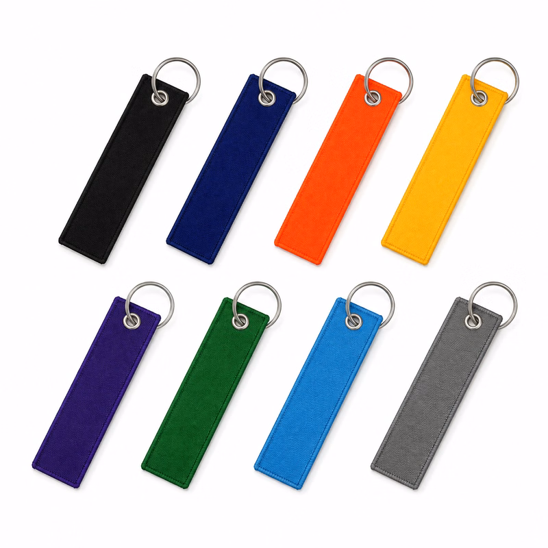 Custom Double-Sided Solid Color Keychain Charms