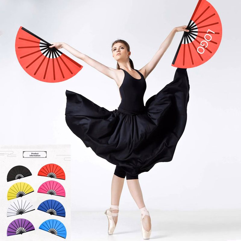 25 Inch Blank Taiji Folding Fan