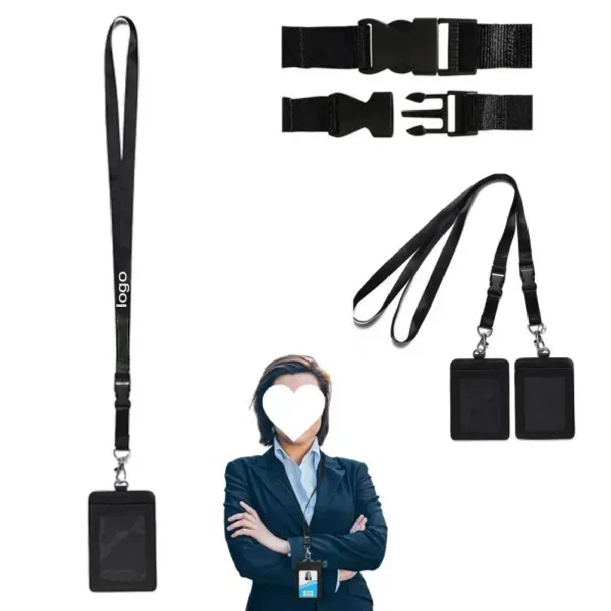 Professional PU Leather Badge Holder
1