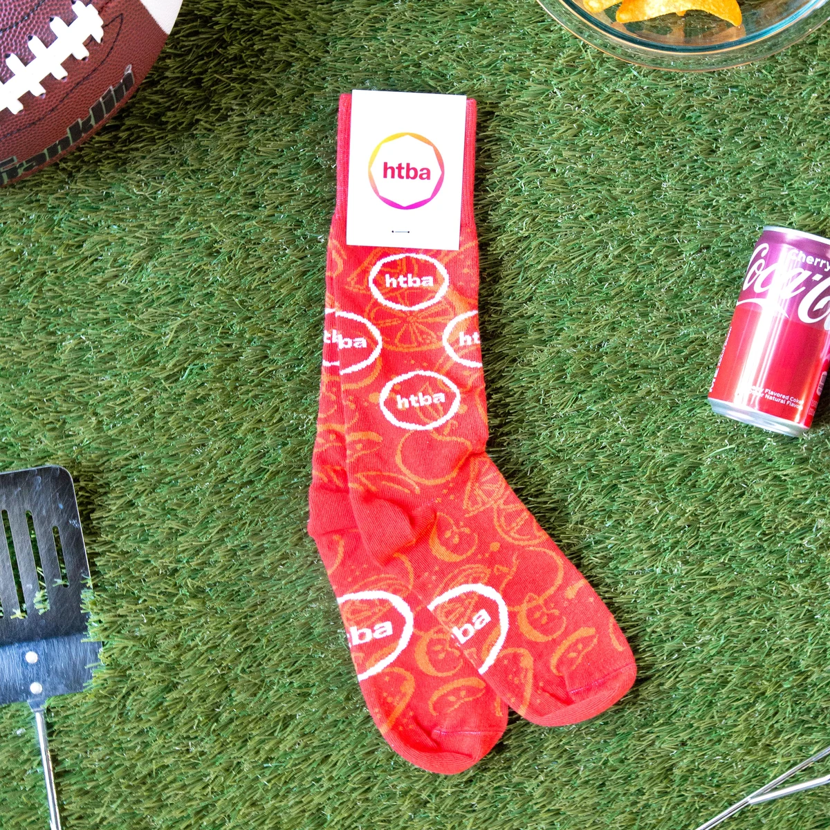 Cotton Super Bowl Socks - Game Day Comfort for Football Fans - American Made 1
