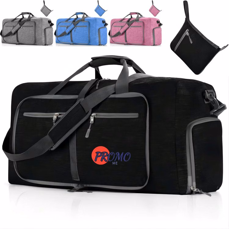 Foldable Travel Duffel Bags with Shoes Compartment