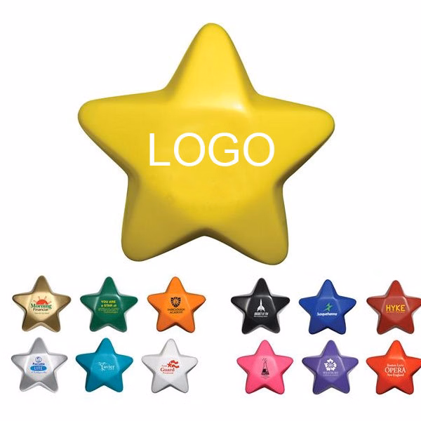 2 3/4" Star Shape Stress Reliever Ball