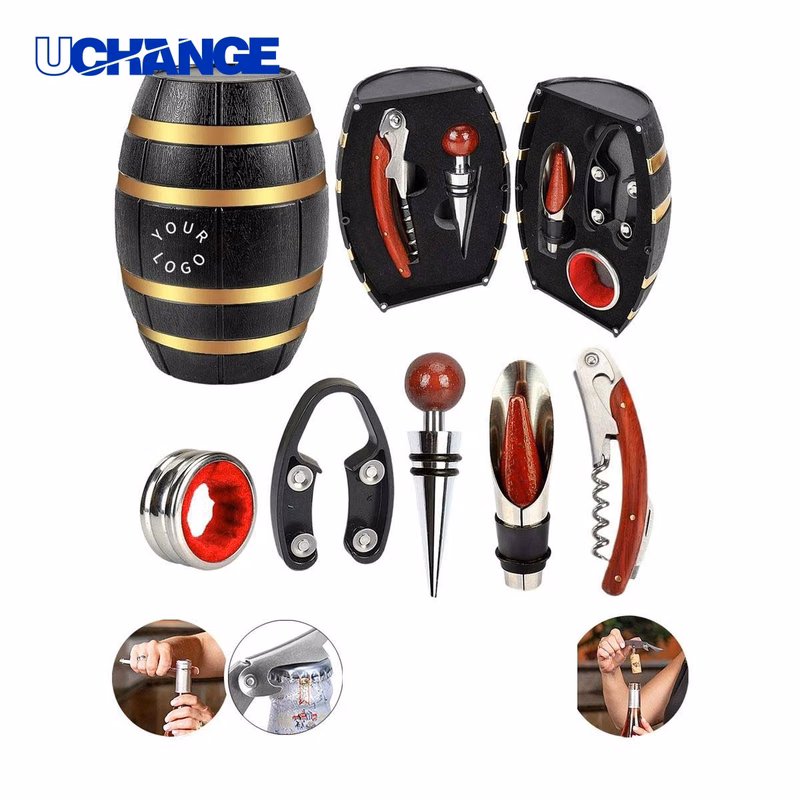 Wine Tool Gift Set Kit with Compact Storage Case
