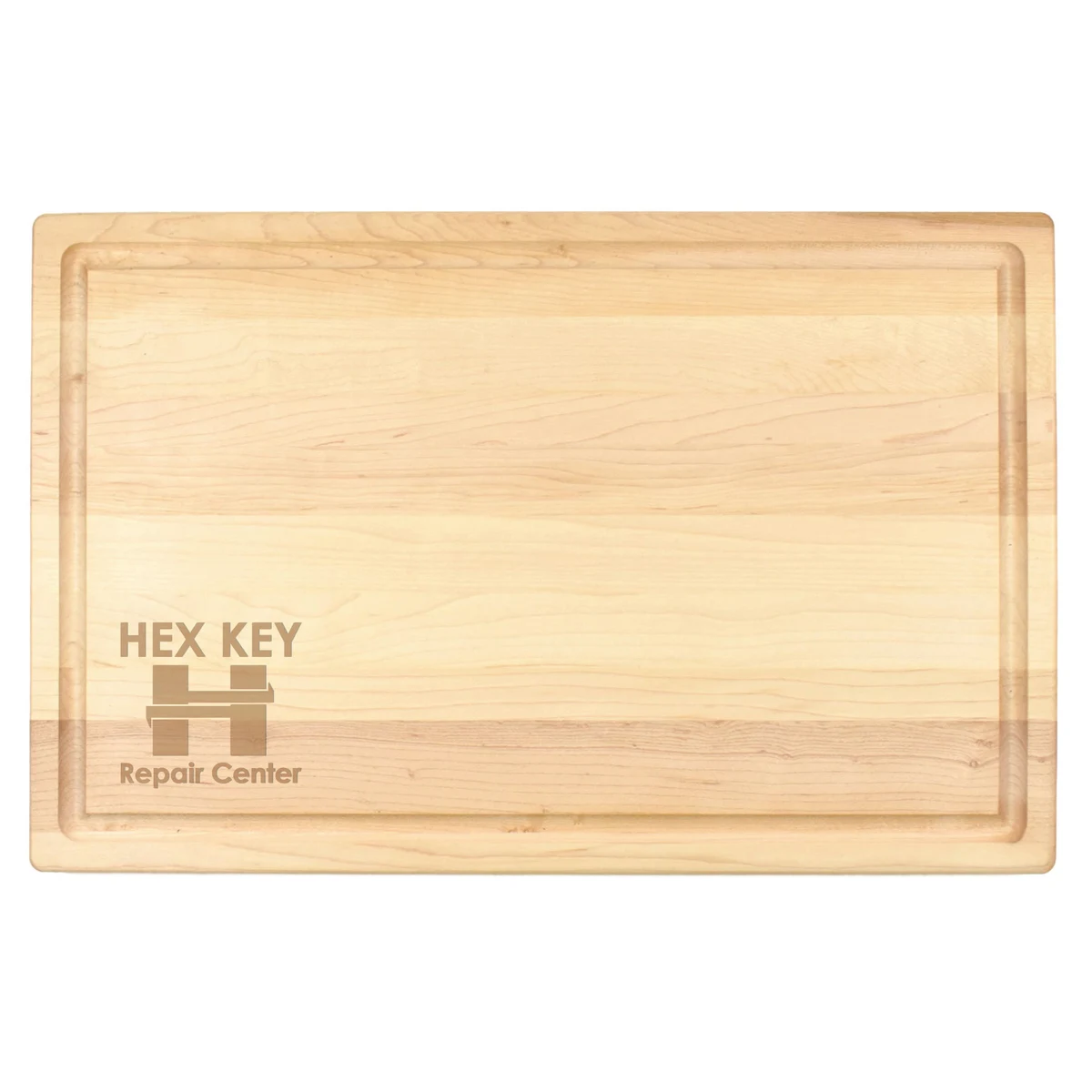 11" x 17" x 3/4" Maple Cutting Board with Juice Groove 1
