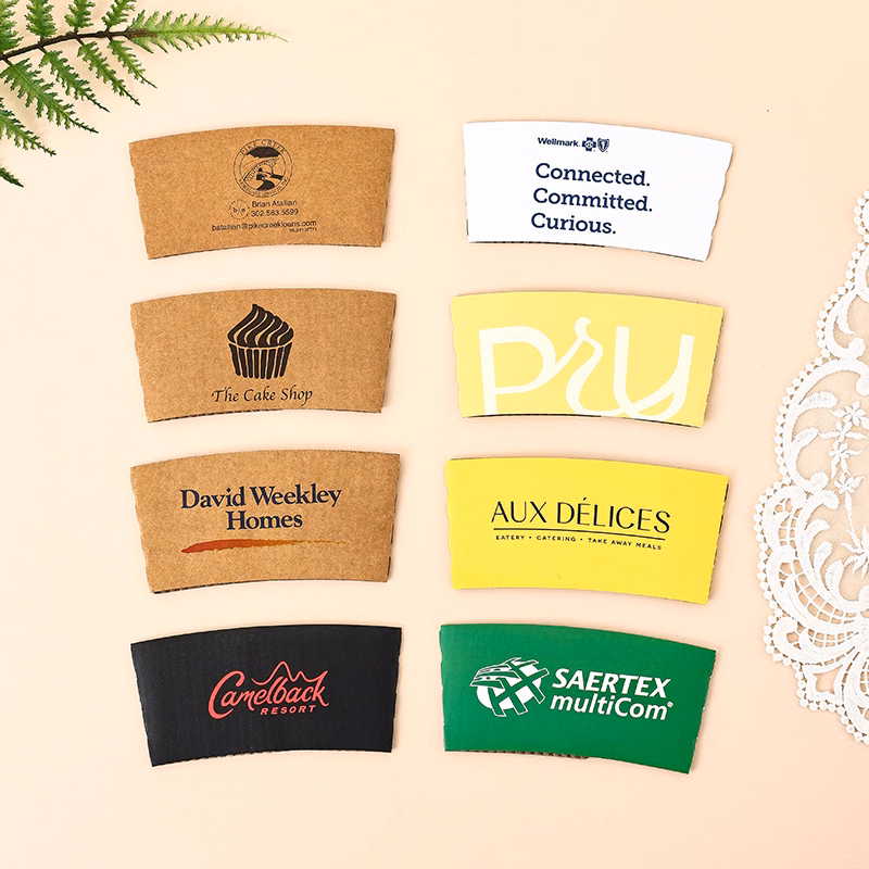 Kraft Paper Coffee Cup Sleeve