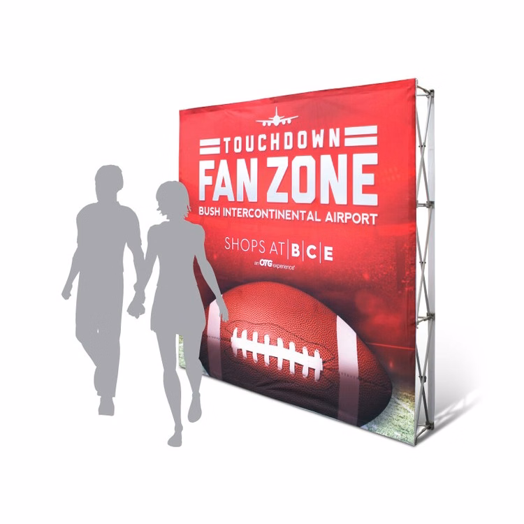 8x8 Straight Pop-Up Wall Display
