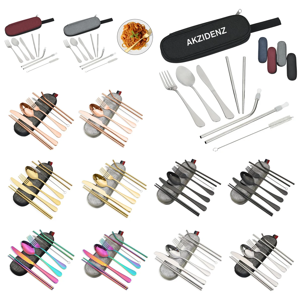 Stainless Cutlery Set in Case 1