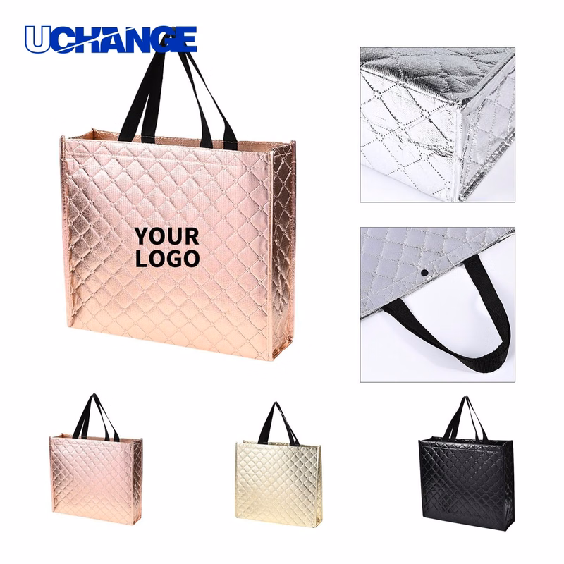 Laminated Non Woven Carry Tote Carrier with Long Handle