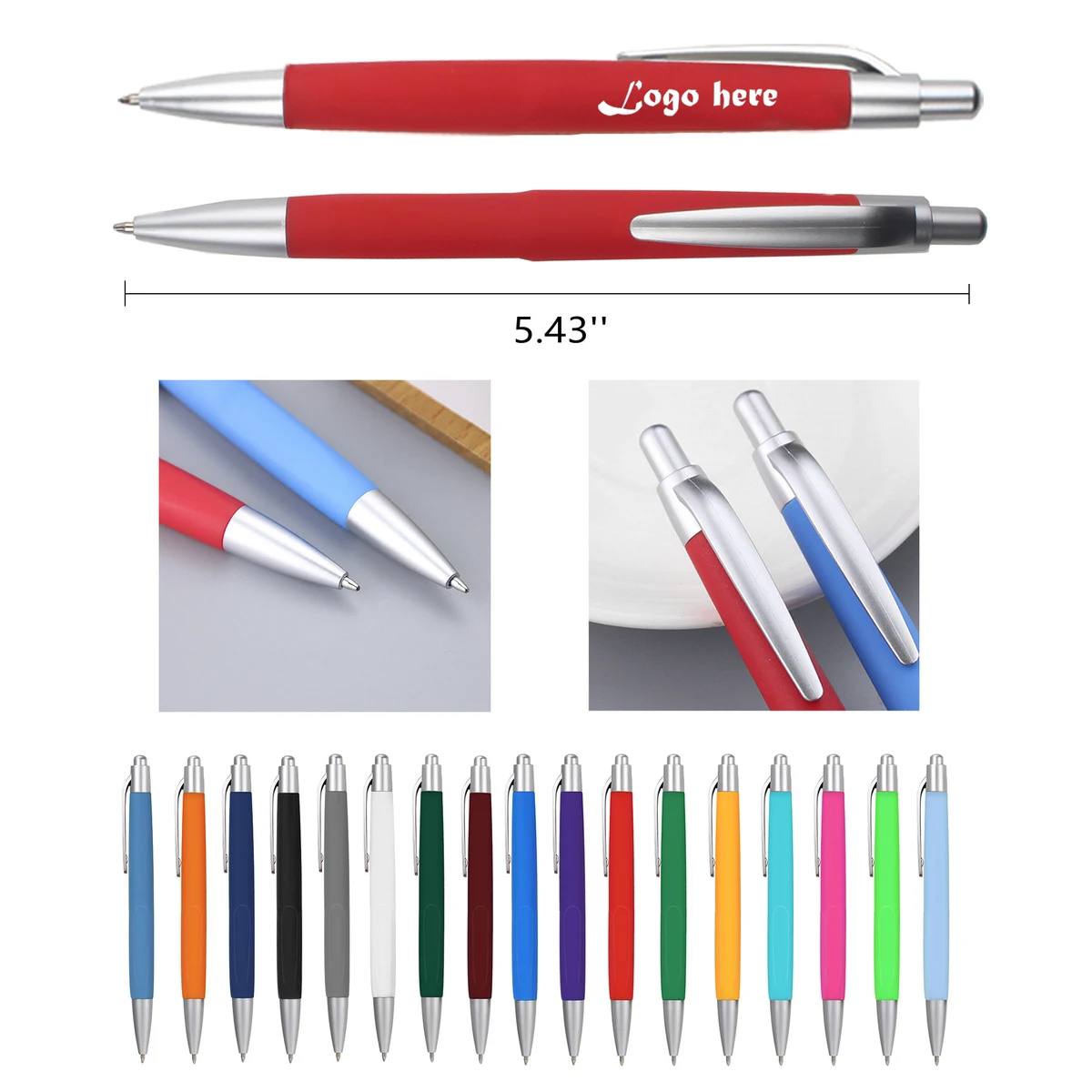 Retractable Stylus Ballpoint Pen MOQ 100 1